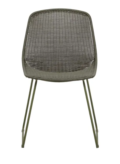 Granada Scoop Closed Weave Dining Chair (Outdoor) image 1